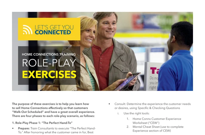 Best Buy Connections Role-Play Cards cover