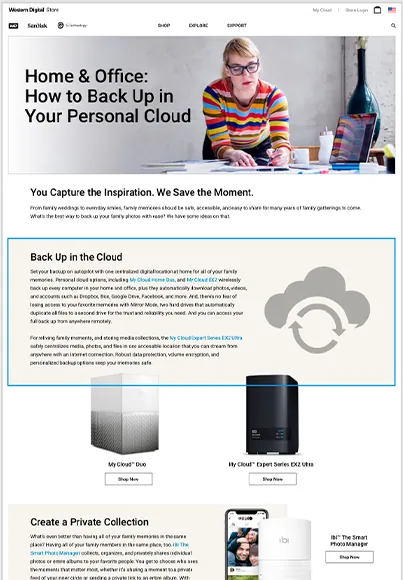 Landing page design, 2 of 18