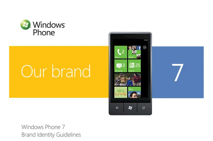 Windows Phone 7 Brand Identity cover