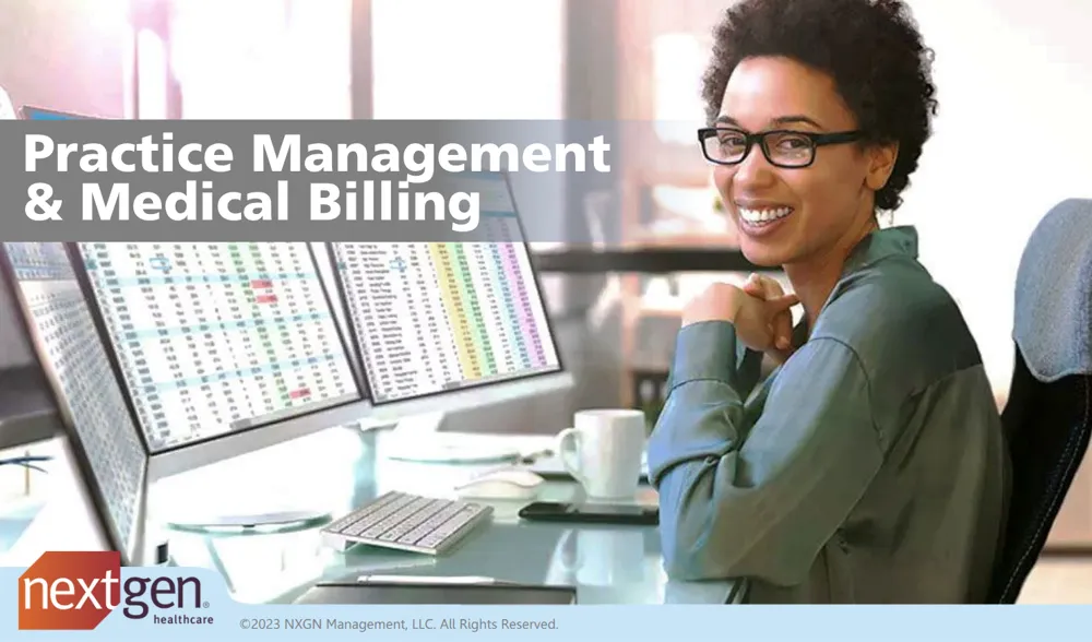 Practice Management & Medical Billing course title screen